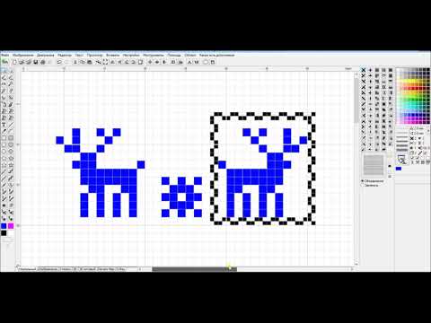 Видео: Создаем простой узор для машинной вышивки в программе Embird