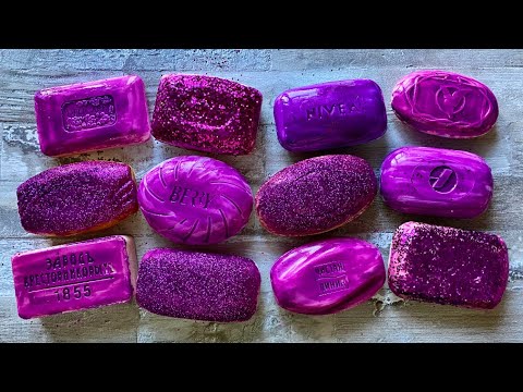 Видео: ASMR SOAP| Cutting colored soaр | Soap Carving| Резка крашенного мыла
