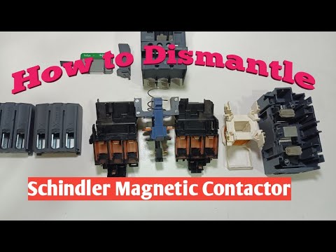Видео: Магнитный контактор Schneider! Как открыть/отремонтировать магнитный контактор
