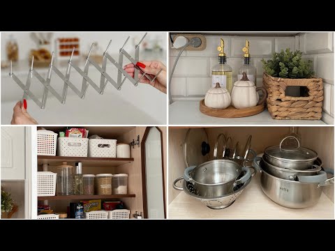 Видео: ХРАНЕНИЕ НА МАЛЕНЬКОЙ КУХНЕ, организация хранения на кухне 