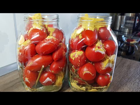 Видео: Зимой открыли банку и АХНУЛИ как вкусно! Квашеные помидоры с ГОРЧИЦЕЙ!