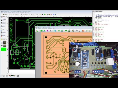 Видео: Делаем печатную плату на ЧПУ, создание УП