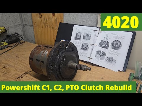 Видео: Часть 7: Ремонт муфты Powershift C1, C2, PTO — восстановление John Deere 4020 Hi-Crop
