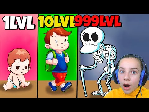 Видео: ЭВОЛЮЦИЯ ЖИЗНИ ЧЕЛОВЕКА, МАКСИМАЛЬНЫЙ УРОВЕНЬ 100 Years - Life Simulator