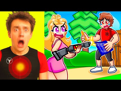 Видео: Fortnite Но у нас есть тактильные костюмы в реальной жизни...