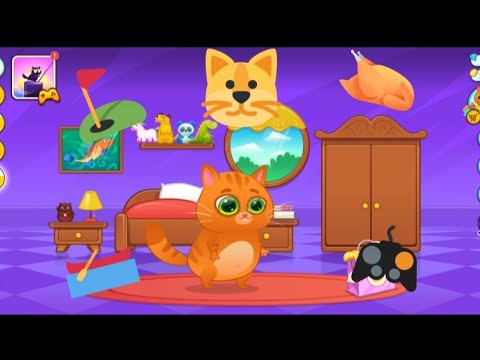 Видео: ЗАБОТИМСЯ О КОТИКЕ ПОТ ИМЕНЕМ БУБУ В ИГРЕ BUBBU