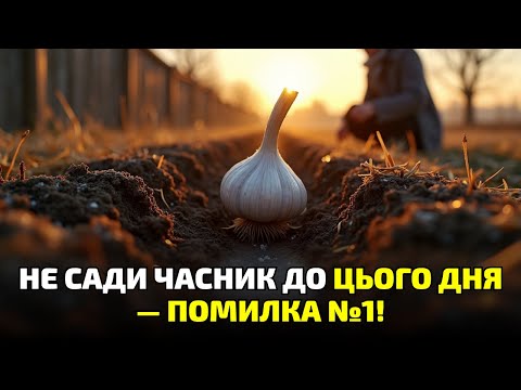 Видео: 7 головних помилок при посадці часнику під зиму — через них урожай зникає!
