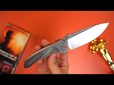Видео: Нож Rike Knife Tissot 1 сталь M390 рукоять Grey Titanium