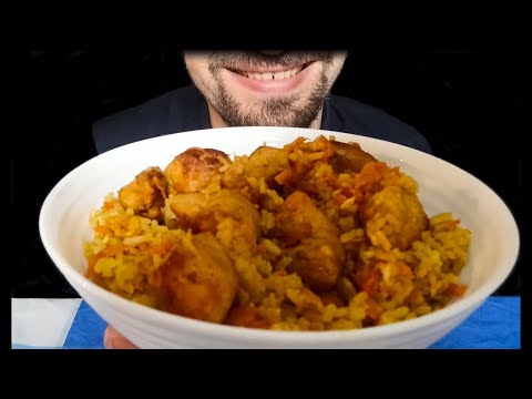 Видео: ASMR pilaf eating   АСМР плов узбекский итинг