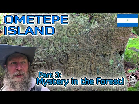 Видео: Загадочные наскальные рисунки в лесу! [Остров Ометепе, часть 3] 🇳🇮