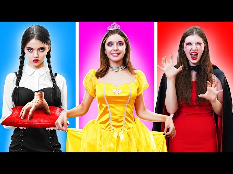 Видео: Уэнсдей VS Принцесса VS Вампир! У Меня Новая Няня || @OK-Forever​