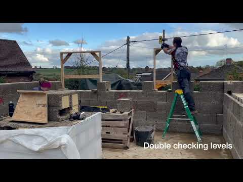 Видео: Как мы строим оконные проёмы в нашем доме из ICF - Ecobrix - Пассивный дом - Самостоятельное стро...