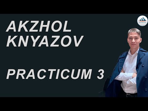 Видео: ПРАКТИКУМ 3. НҰСҚА ТАЛДАУ. КНЯЗОВ АҚЖОЛ