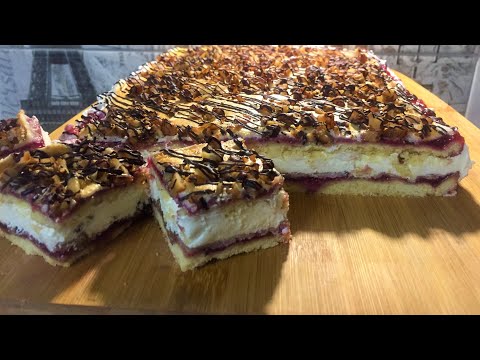 Видео: Пляцок "Пані Валевська" (Pani Walevska) Справжній польський пляцок