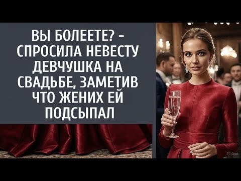 Видео: Вы болеете? - спросила невесту девчушка на свадьбе, заметив ЧТО жених ей подсыпал… А поменяв бокалы…