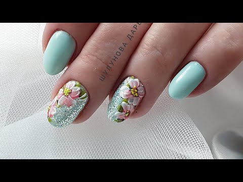 Видео: Клиентка опаздун/Супер скоростные ногти/Маникюр по быстрому/нежный дизайн ногтей/Шулунова Дарья