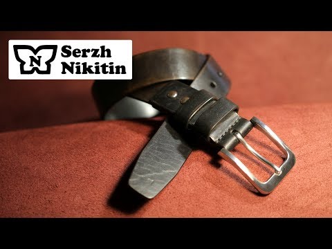 Видео: Ремень из растишки Пряжка из нержавейки