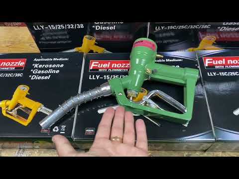 Видео: Заправний пістолет з механічним лічильником