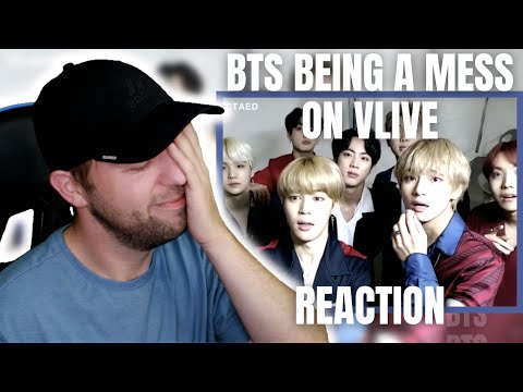 Видео: BTS в беспорядке на VLive РЕАКЦИЯ | BTS - беспорядок на VLive!