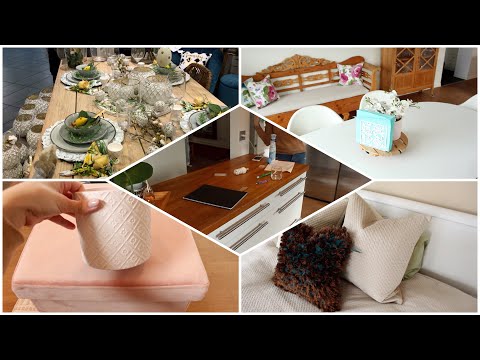 Видео: VLOG Покупки / Весенний декор / Расхламляю хотспоты / Лайфхак с подушкой / Меняю обивку