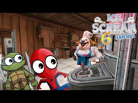 Видео: МОРОЖЕНЩИК 6! УЖАСНАЯ ТЁТЯ-МОТЯ - Ice Scream 6 Friends: Charlie – СПАЙДЕР И НИНДЗЯГО