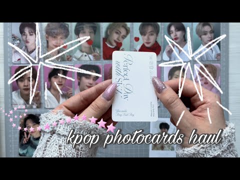 Видео: 🐚распаковка кпоп карт stray kids ୨♡୧