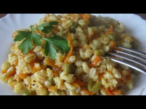 Видео: Перловка с Луком и Морковью очень вкусный рецепт