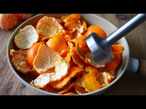 Видео: 😱✋🍊Не выбрасывайте мандариновую кожуру.❌ Вкус невероятно вкусный.🤌