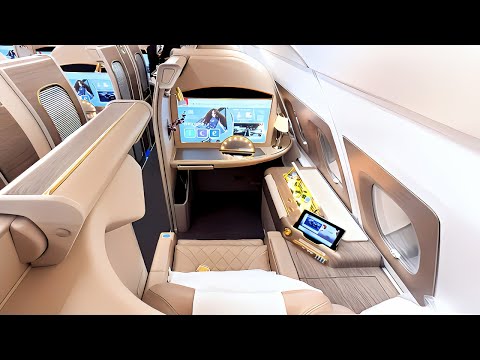 Видео: Новый рейс первого класса Emirates A380 в 2025 году (из Дубая в Токио)