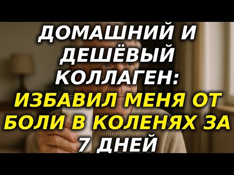 Видео: Мне 84 ГОДА, и Этот РЕЦЕПТ ДОМАШНЕГО КОЛЛАГЕНА Избавил Меня от БОЛИ в КОЛЕНЯХ за 7 ДНЕЙ