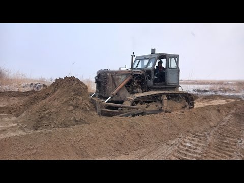 Видео: Бульдозер Т-100