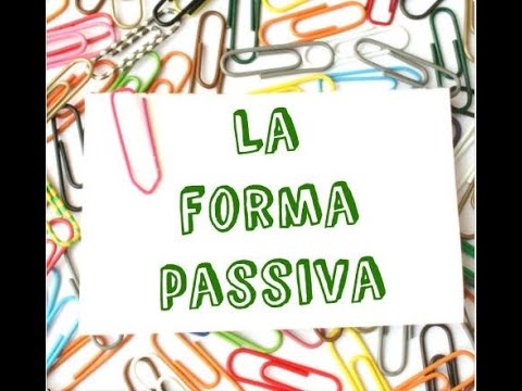 Видео: Пассивный залог во всех основных временах итальянского языка