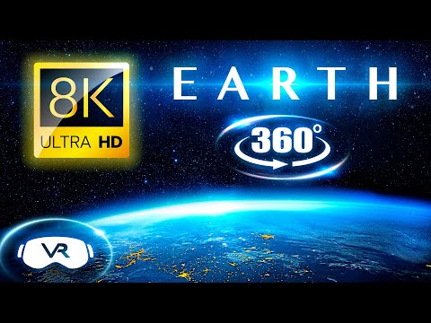 Видео: VR 360 EARTH 8K ULTRA HD • Кругосветное путешествие в виртуальной реальности •