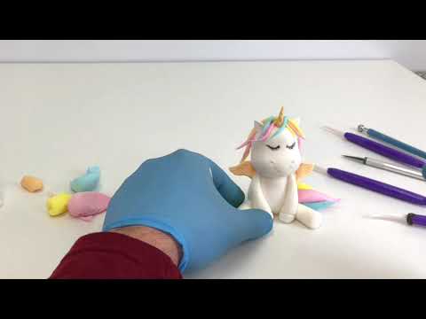 Видео: Единорог из мастики