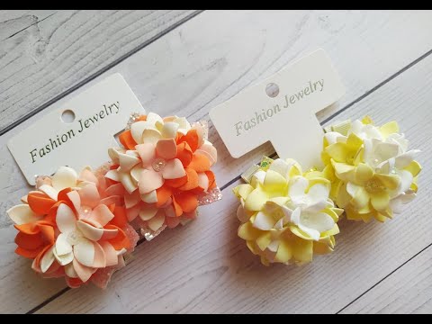 Видео: Нежные БУКЕТИКИ на заколках 🌷🌷🌷