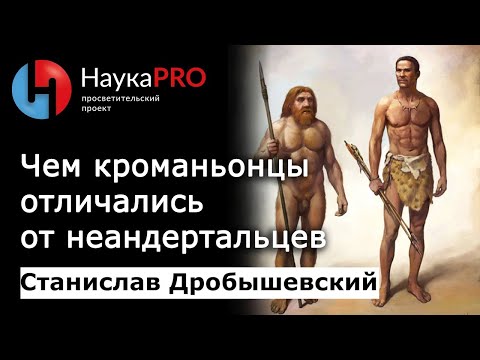 Видео: Чем кроманьонцы отличались от неандертальцев – антрополог Станислав Дробышевский | Научпоп