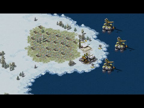 Видео: Red Alert 2 | Месть Юрия | 7 на 1 | Карта Buff Plush New Ver 02 от AP Extra Hard AI