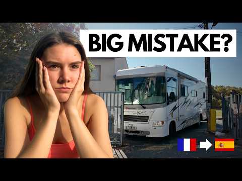 Видео: Платные дороги через Францию ​​на американском автодоме... О чем мы думали?