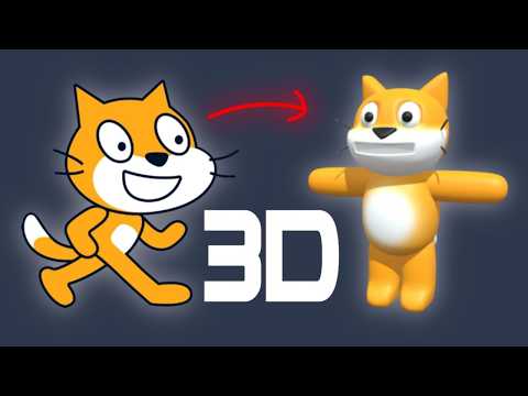 Видео: Как сделать 3D на scratch!? Урок 2 - 3D линии