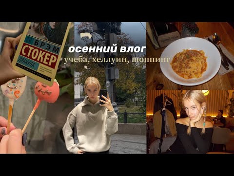 Видео: осенний уютный влог | латте, учеба и шоппинг🍁