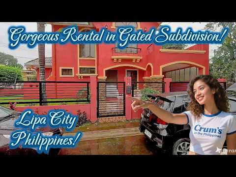 Видео: Великолепная аренда в закрытом жилом комплексе! Липа-Сити, Филиппины!