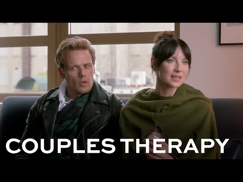 Видео: Сэм Хьюэн и Катрина Балф из «Чужестранки» проходят сеанс парной терапии