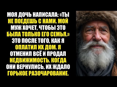 Видео: Моя дочь написала: «Ты не поедешь с нами. Мой муж хочет, чтобы это была только его семья.»...