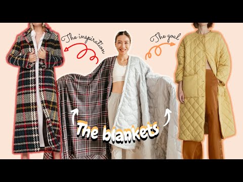 Видео: Два модных пальто в одном | Я сшила двухстороннее пальто из двух одеял (обошлось мне в 15 долларов)