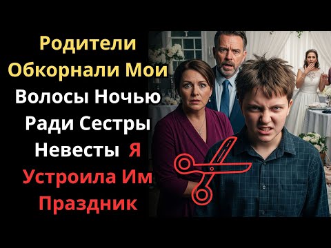 Видео: Родители Обкорнали Мои Волосы Ночью Ради Сестры Невесты  Я Устроила Им Праздник