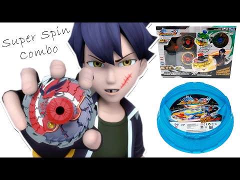 Видео: Набор Чемпиона! ВОЛЧКИ Супер Спин Комбо и АРЕНА Super Spin Combo