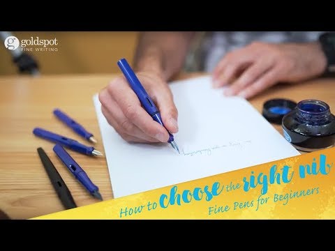 Видео: Как выбрать правильное перо для перьевой ручки — Fine Pens for Beginners. Выпуск 2