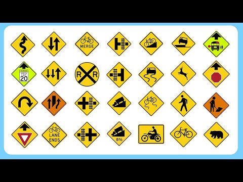 Видео: 40 дорожных знаков, которые вам понадобятся для сдачи экзамена по вождению