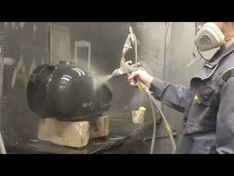 Видео: Химическая металлизация хромирование бака от Явы