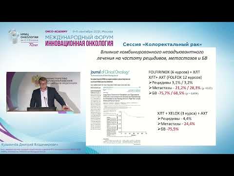 Видео: Современная стратегия комплексного лечения местнораспространенного рака прямой кишки.